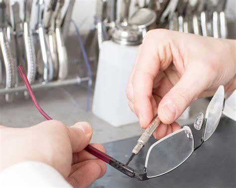 titanium eyeglass repair near me